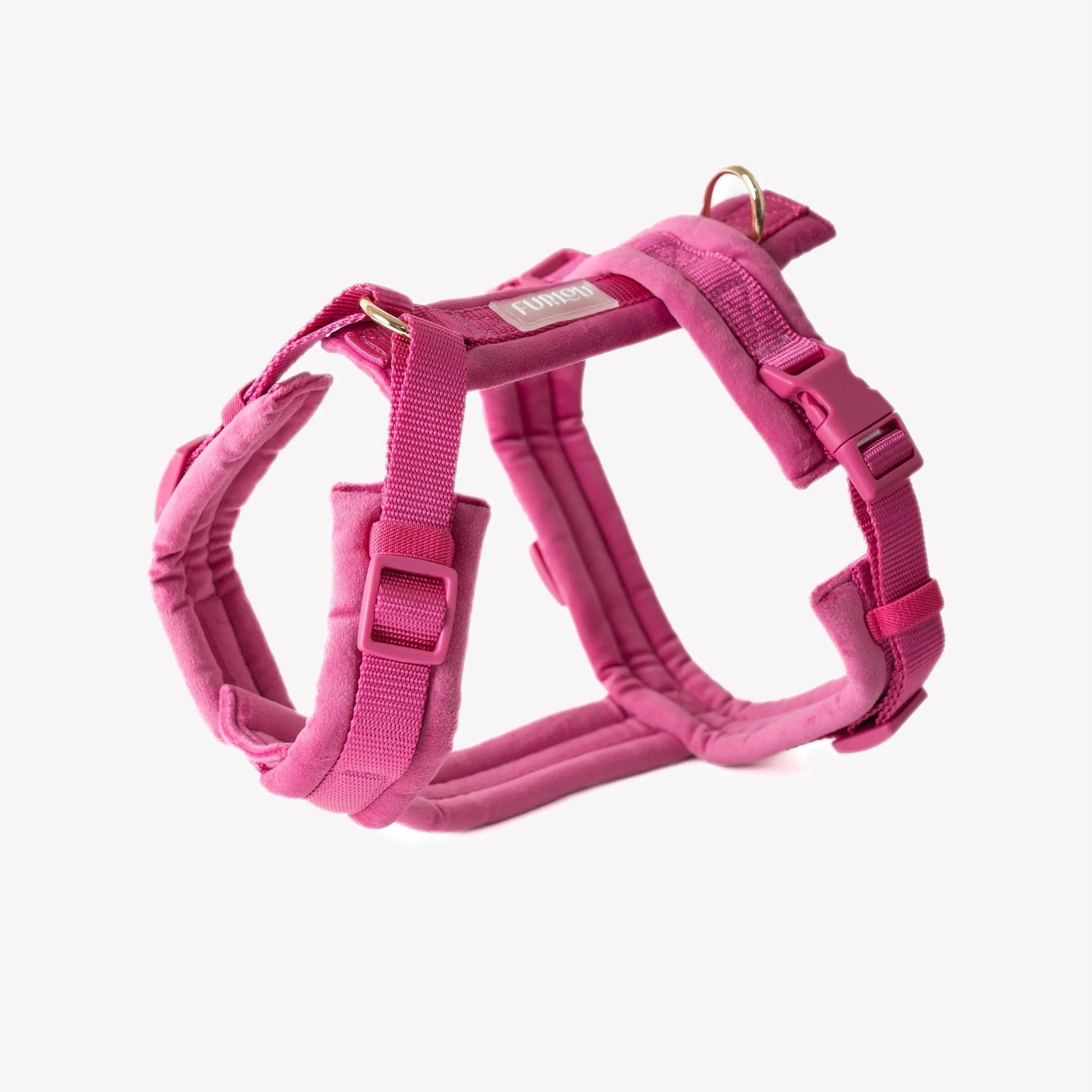 Magenta - Velvet Dog Harness FURLOU
