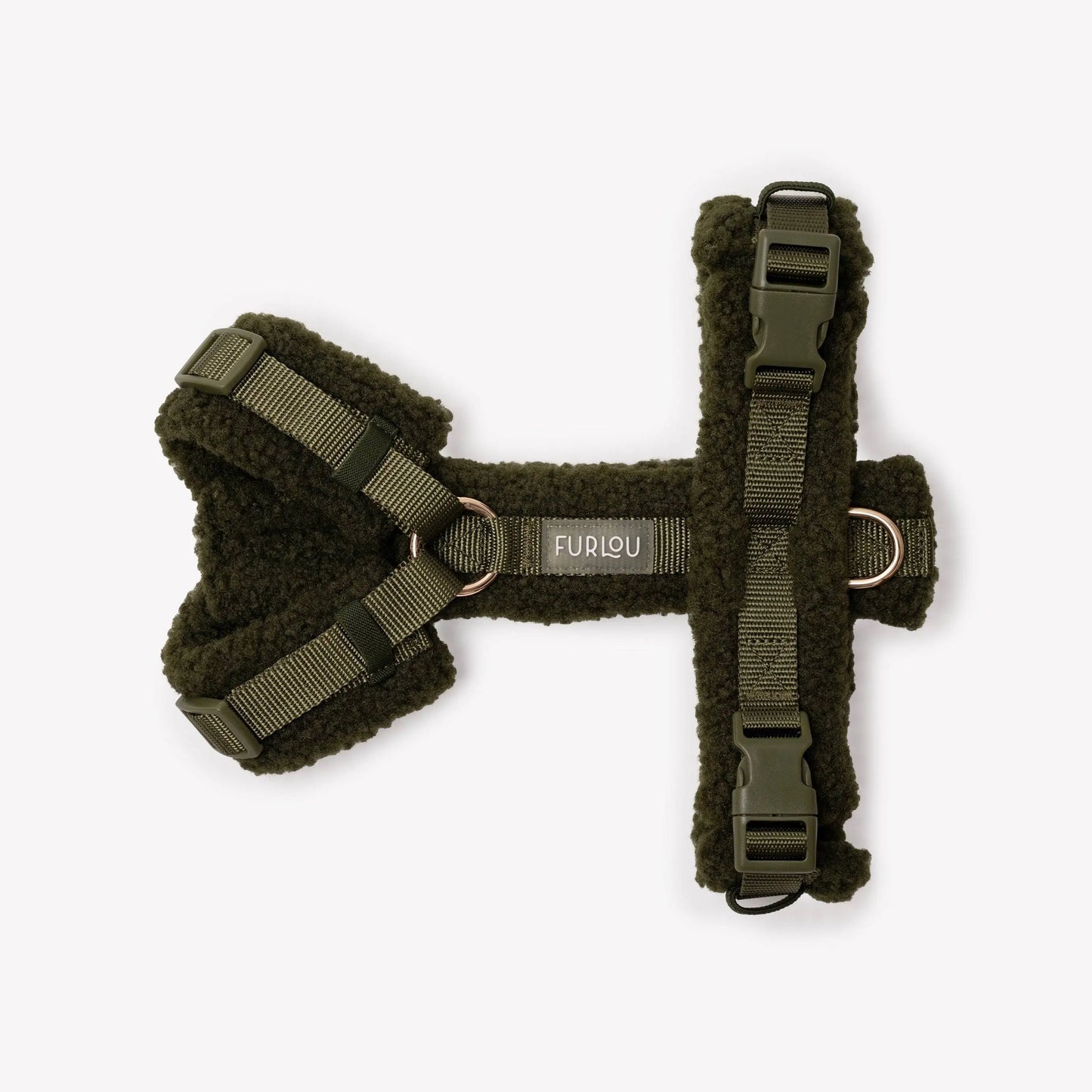 'Moss Green' - Sherpa Dog Harness FURLOU