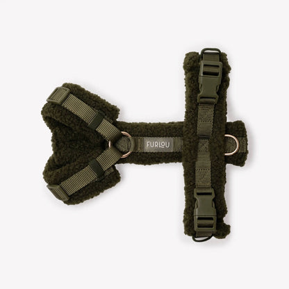 'Moss Green' - Sherpa Dog Harness FURLOU