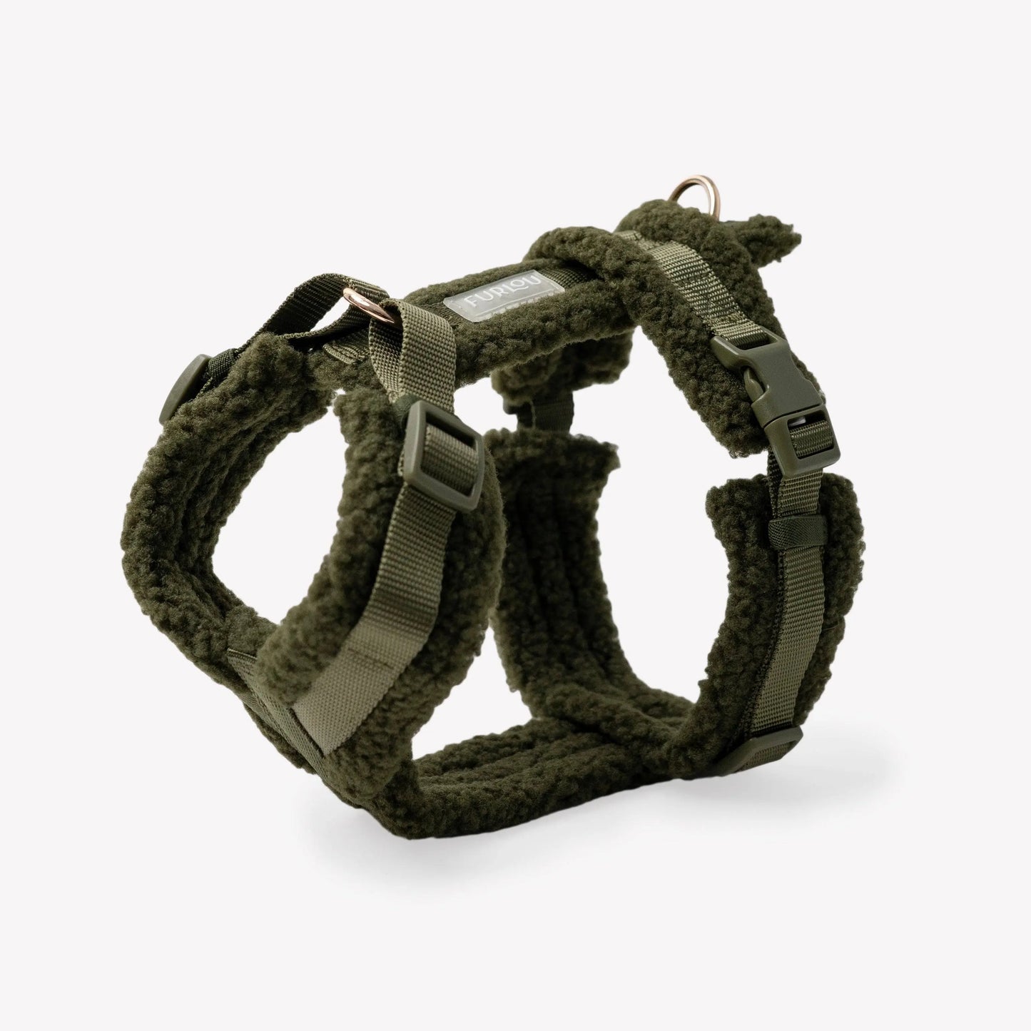 'Moss Green' - Sherpa Dog Harness FURLOU
