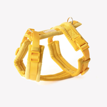 Yellow - Velvet Dog Harness FURLOU