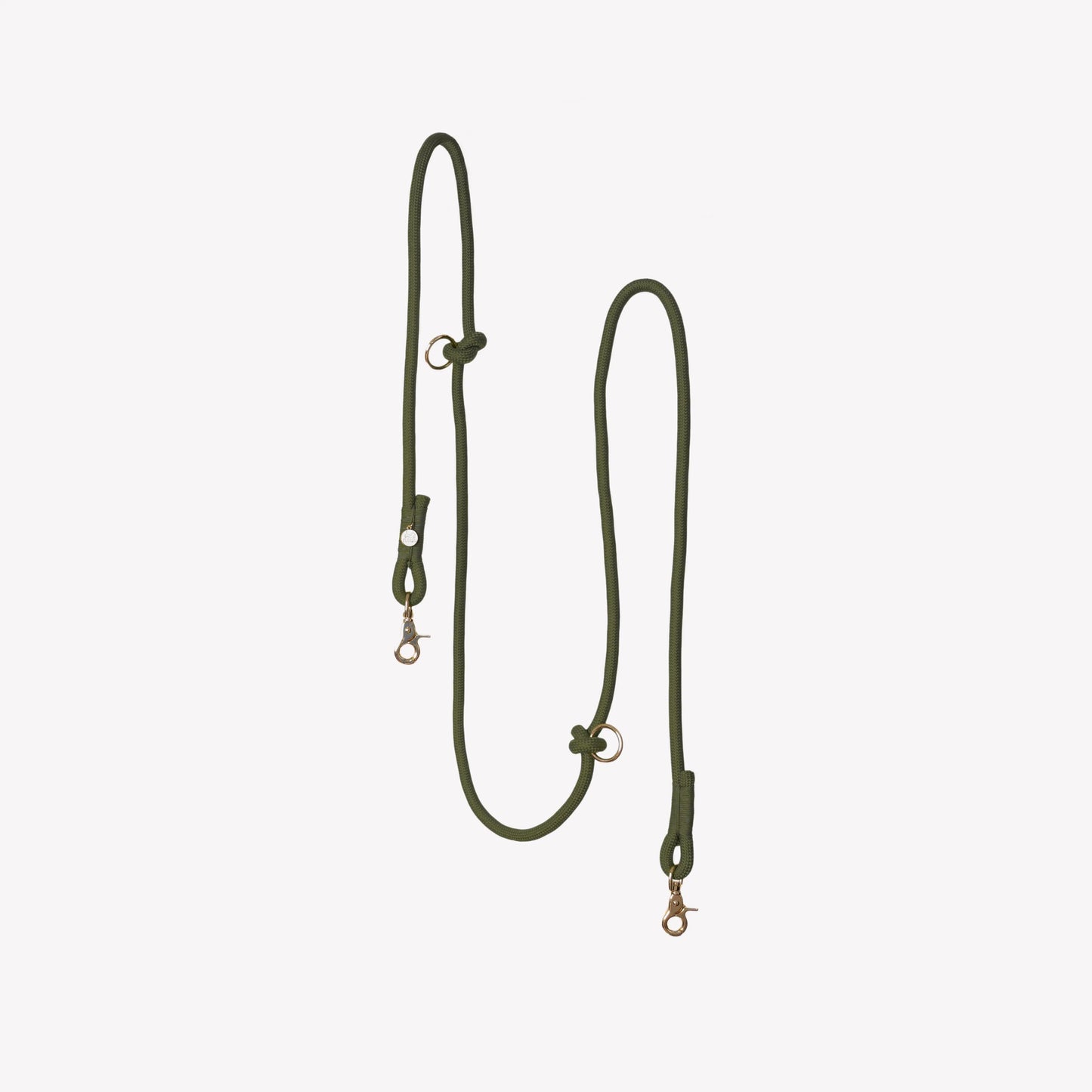'Moss Green' - Hands Free Braided Leash FURLOU