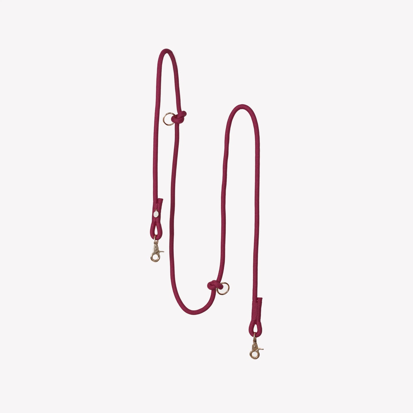'Bordeaux' - Hands Free Braided Leash FURLOU