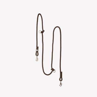 'Brown' - Hands Free Braided Leash FURLOU