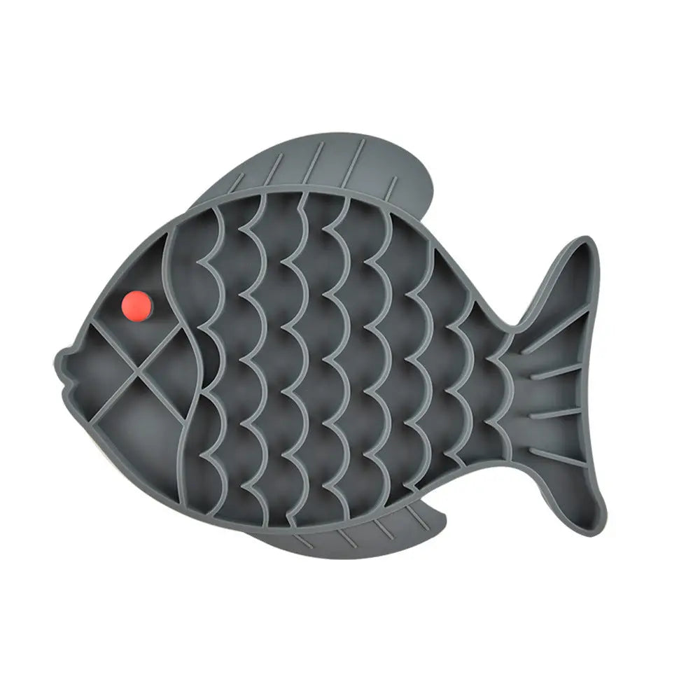 Silicone Slow Food Plate for Dogs and Pets PurrBurr