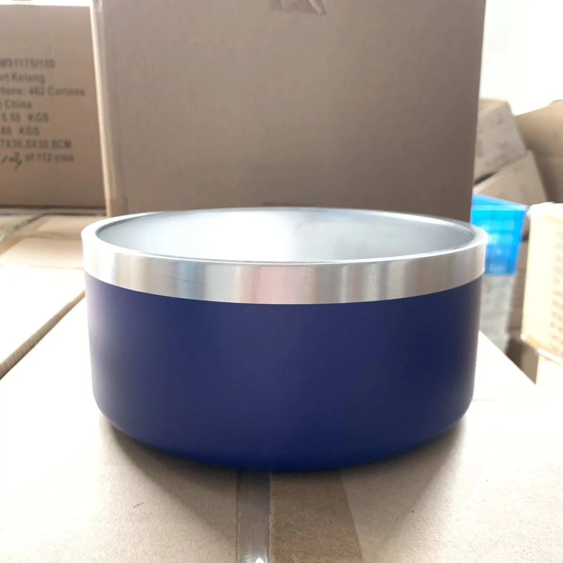 Durable Stainless Steel Dog Bowl for Versatile Feeding PurrBurr