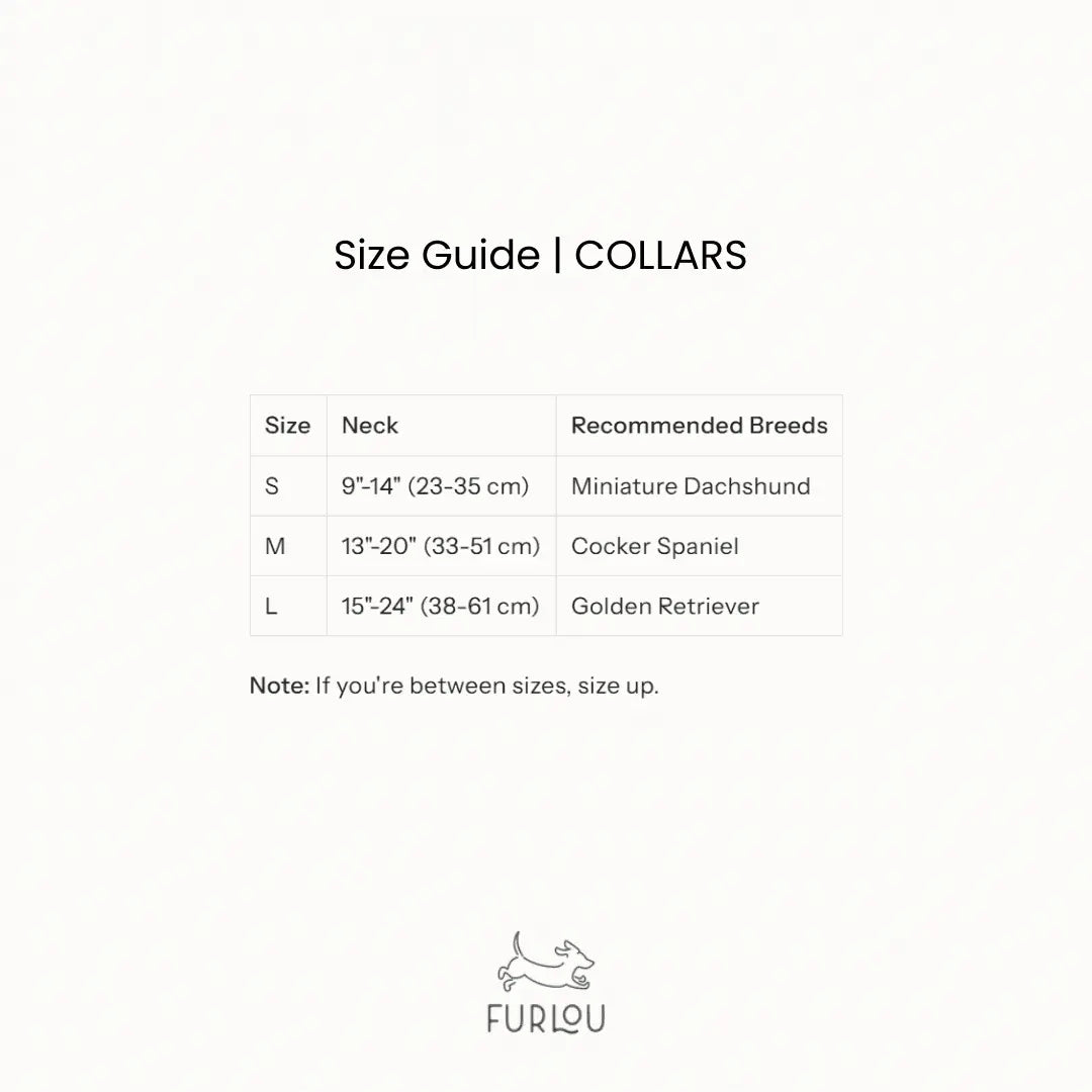 'Yellow' - Velvet Dog Collar FURLOU