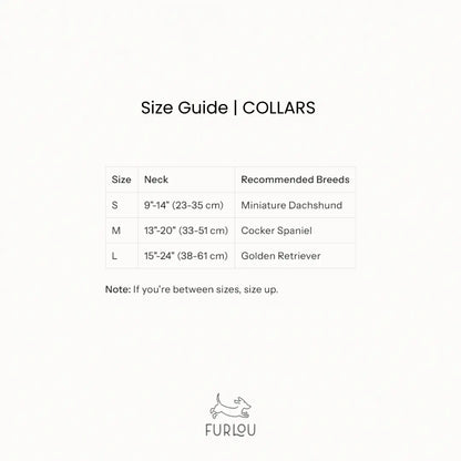 'Yellow' - Velvet Dog Collar FURLOU