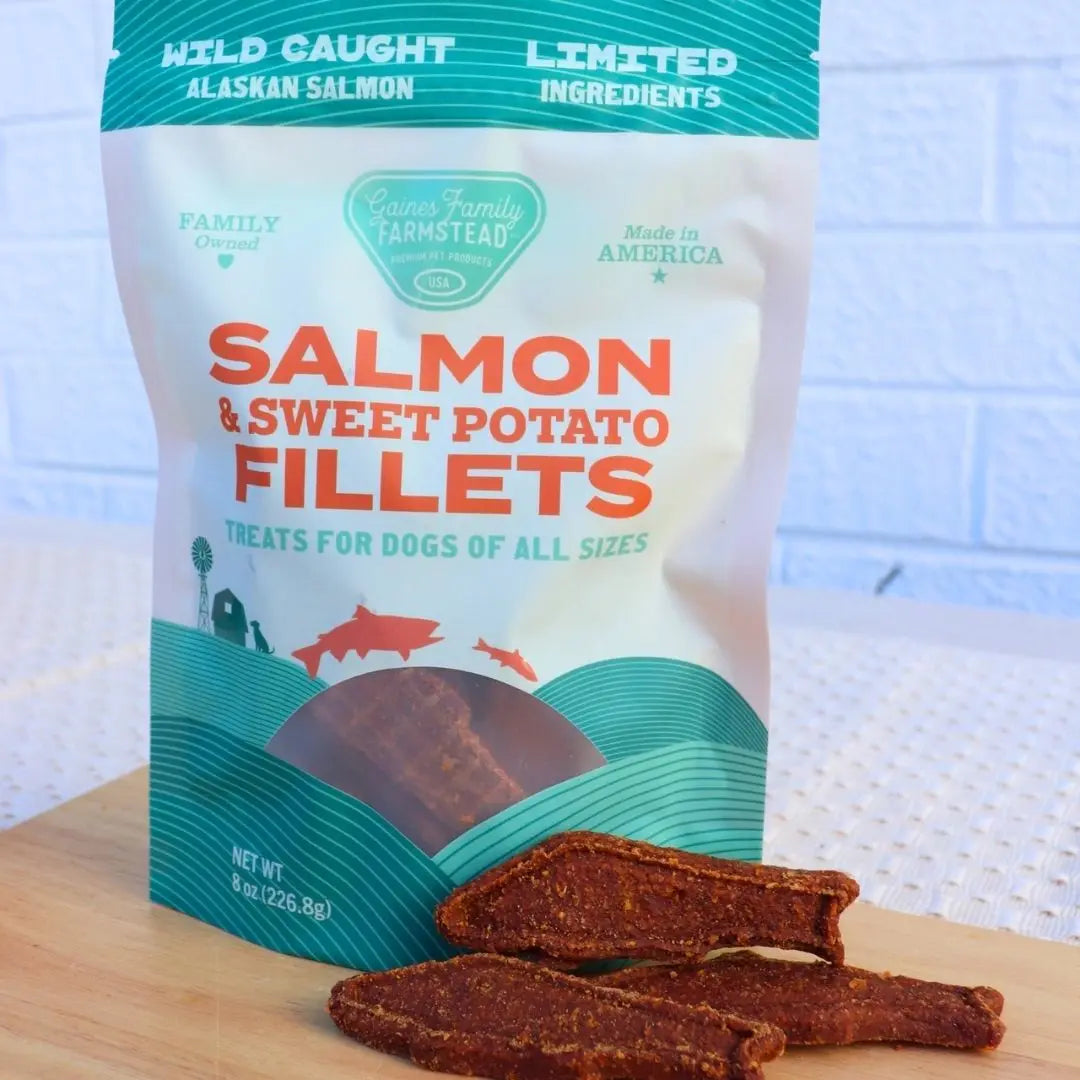 Salmon & Sweet Potato Fillets Gaines Family Farmstead