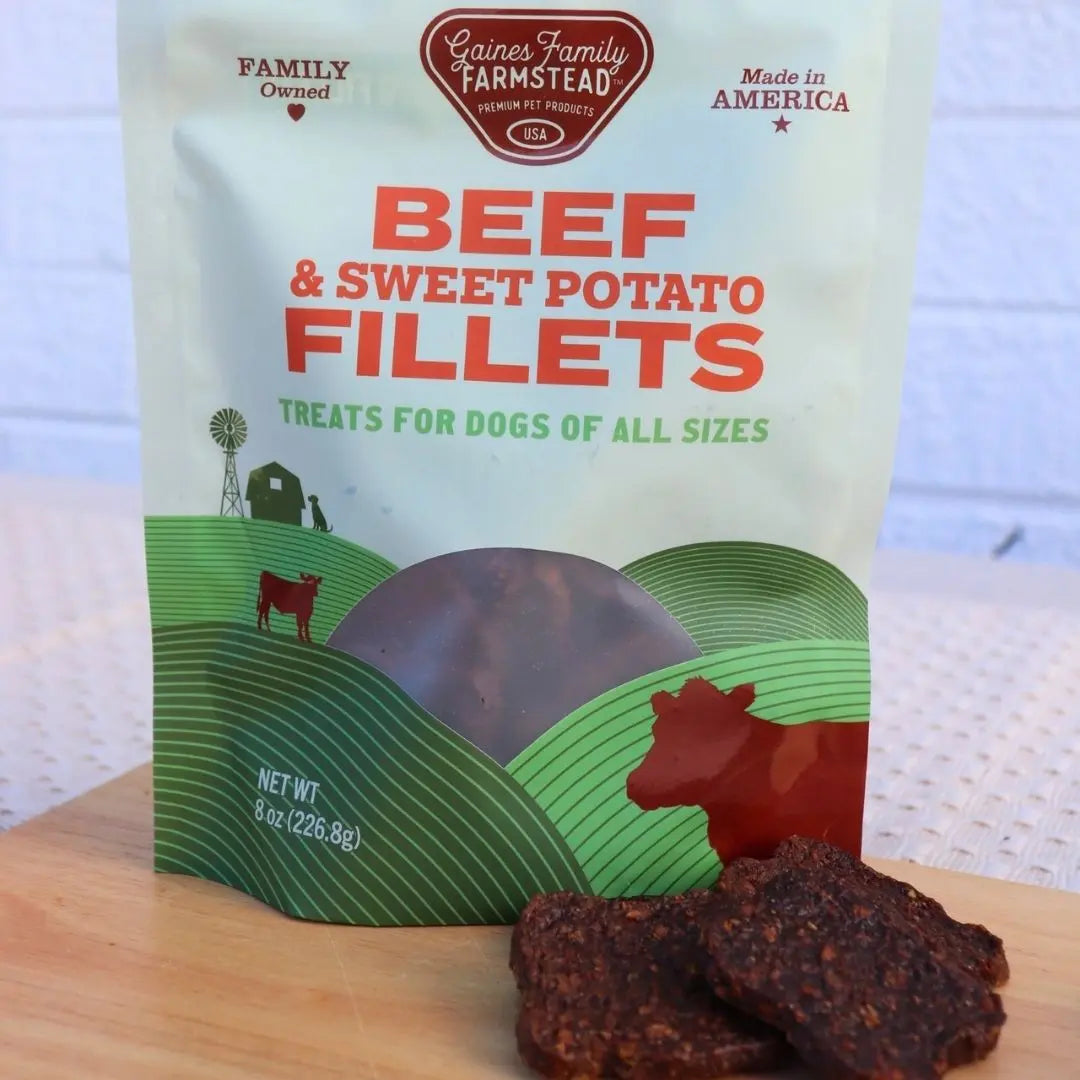 Beef & Sweet Potato Fillets Gaines Family Farmstead