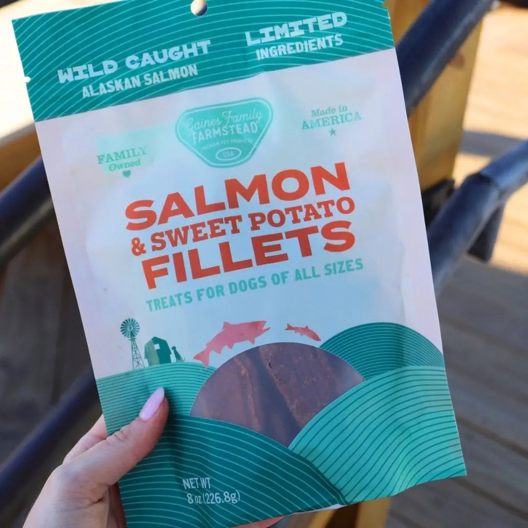 Salmon & Sweet Potato Fillets Gaines Family Farmstead