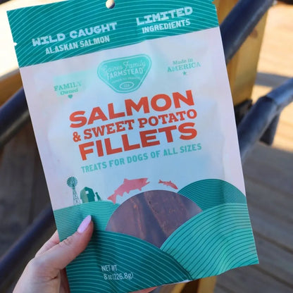 Salmon & Sweet Potato Fillets Gaines Family Farmstead