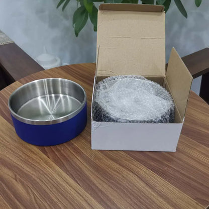 Durable Stainless Steel Dog Bowl for Versatile Feeding PurrBurr