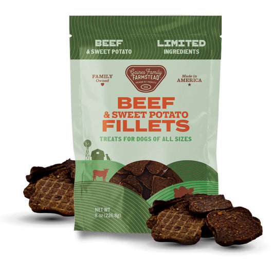 Beef & Sweet Potato Fillets Gaines Family Farmstead