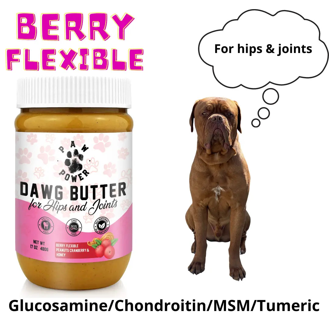 Dawg Butter Berry Flexible for Hips & Joints Paw Power Nutrition