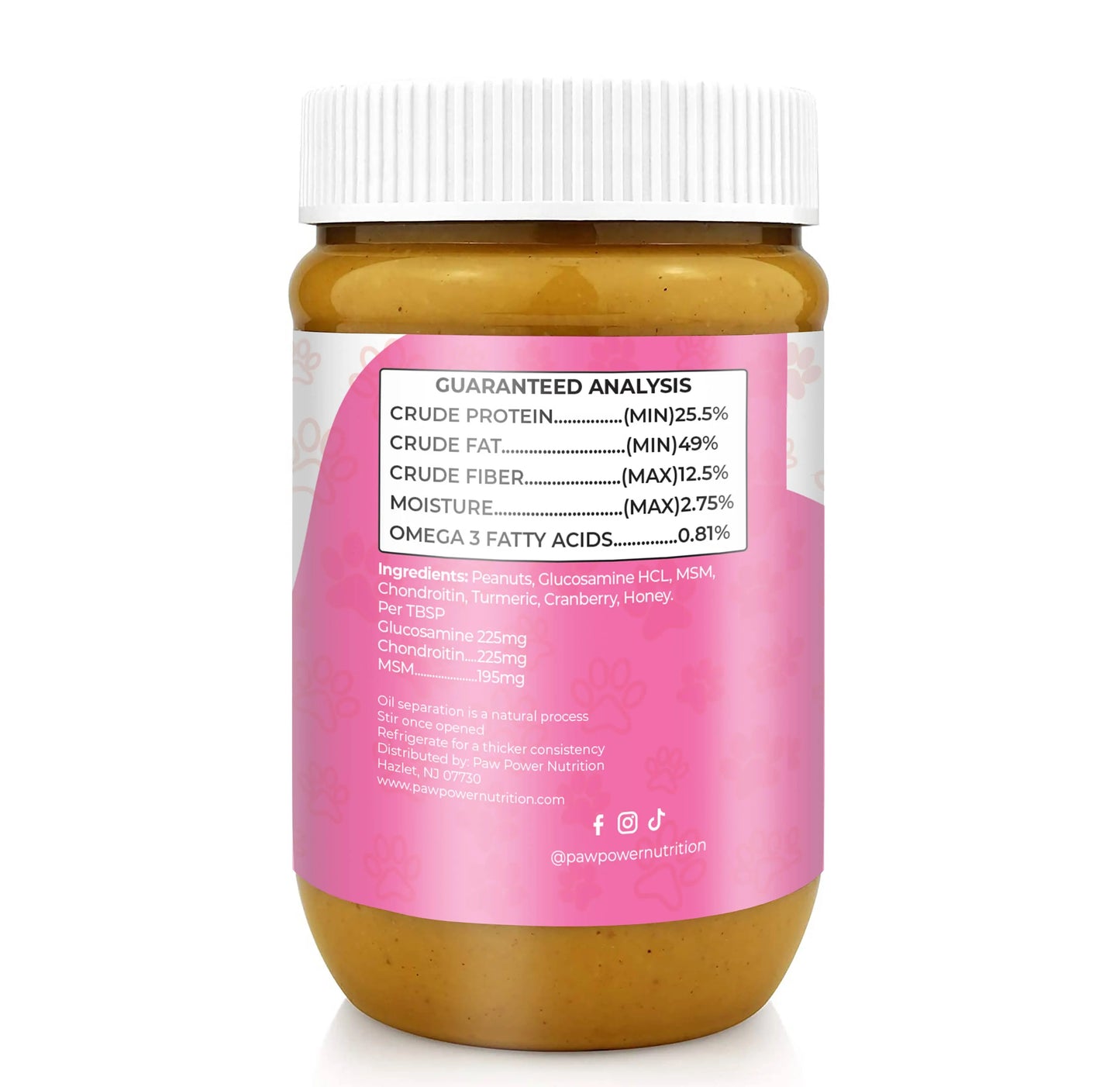 Dawg Butter Berry Flexible for Hips & Joints Paw Power Nutrition