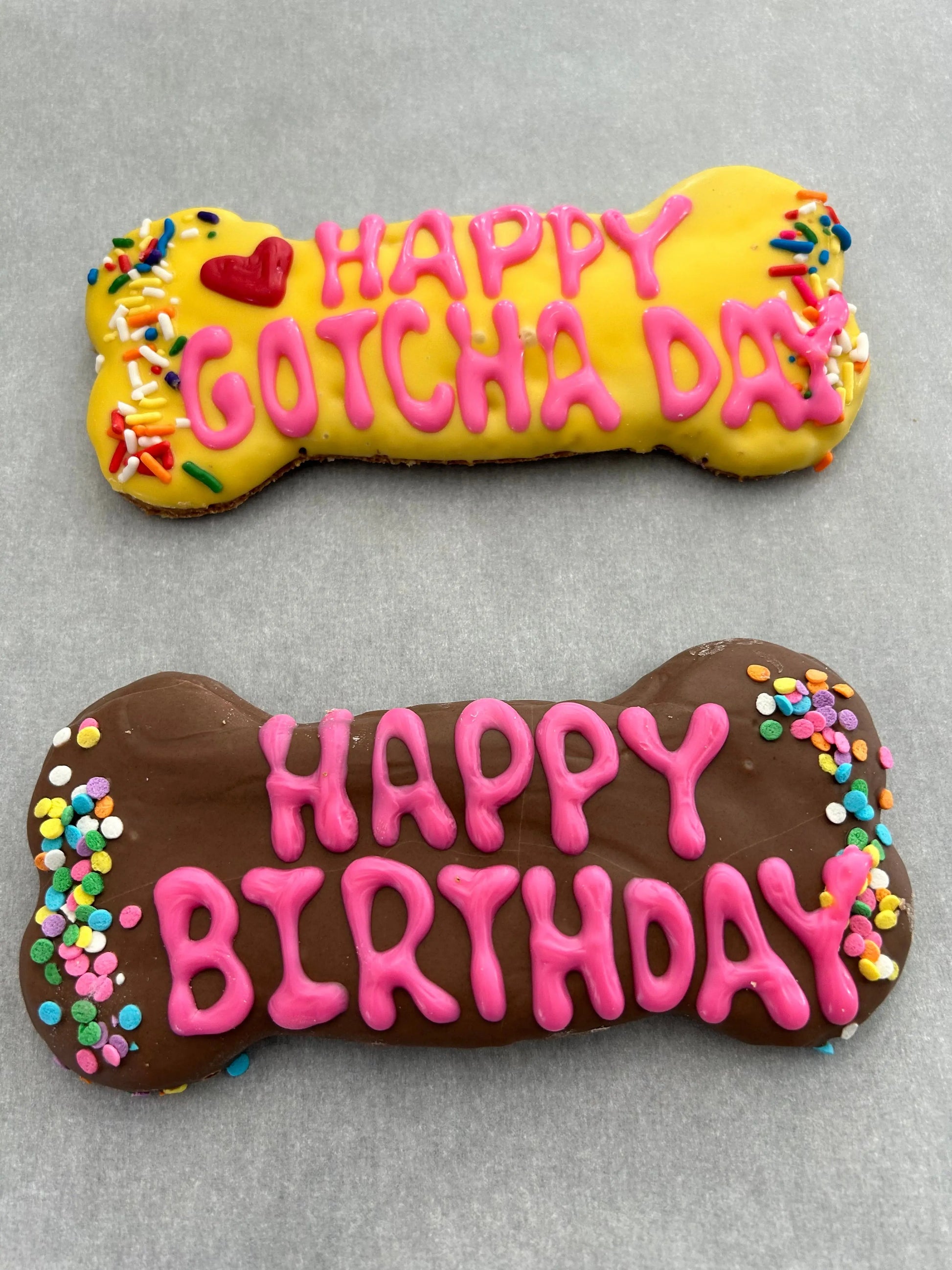 Lucy Loo Treat Happy Birthday Bone - Happy Birthday Dog Treat Lucy Loo Treats