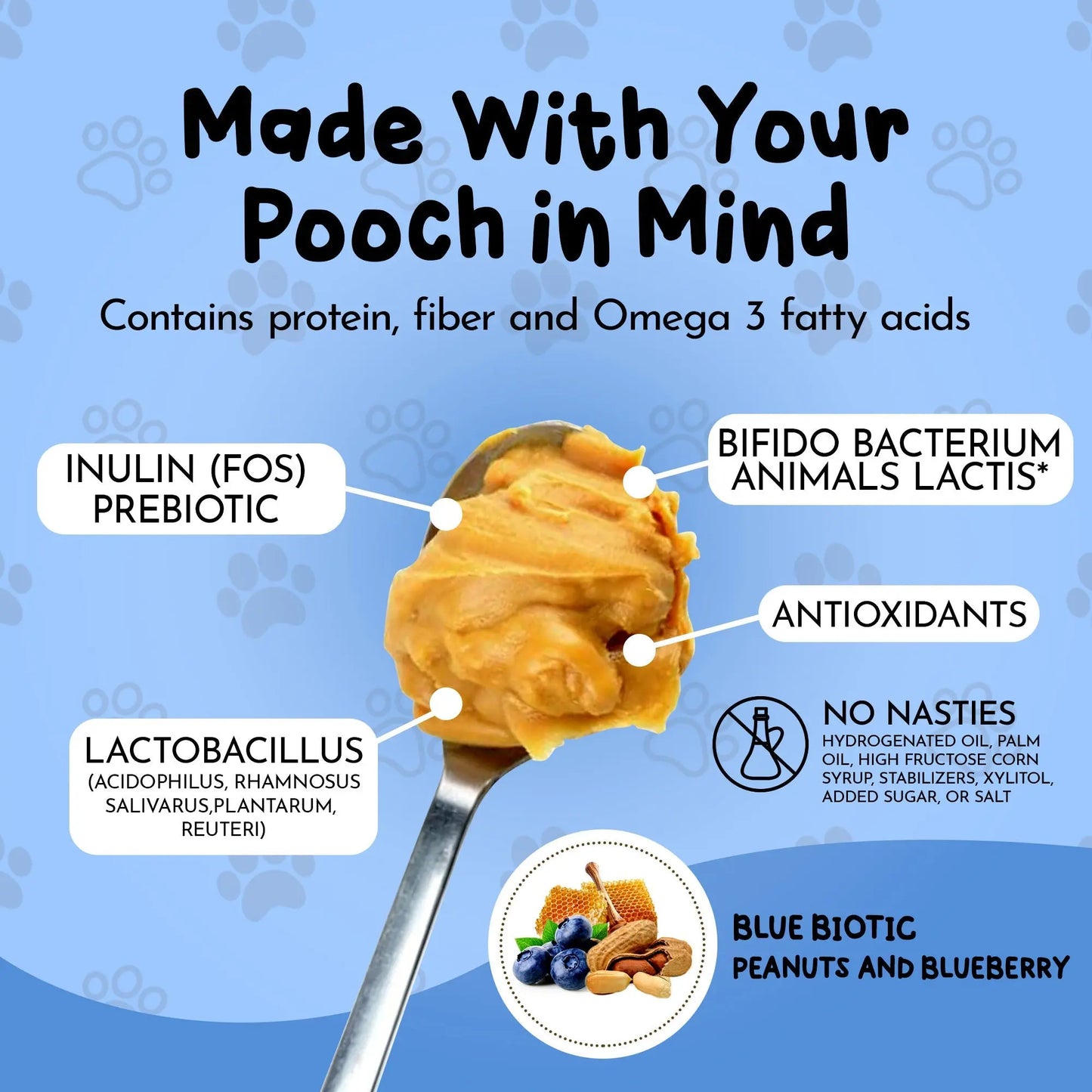 Dawg Butter Blue Biotic Paw Power Nutrition