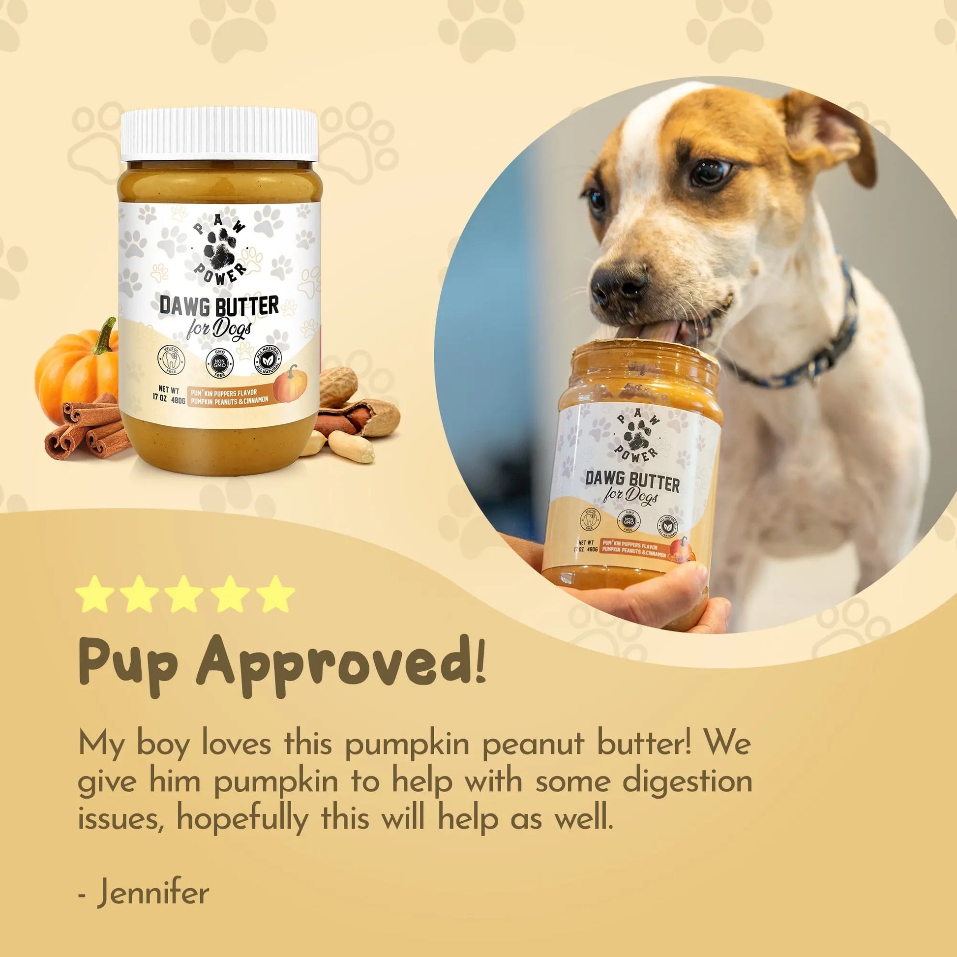 Dawg Butter Pum'kin Puppers Flavor PurrBurr