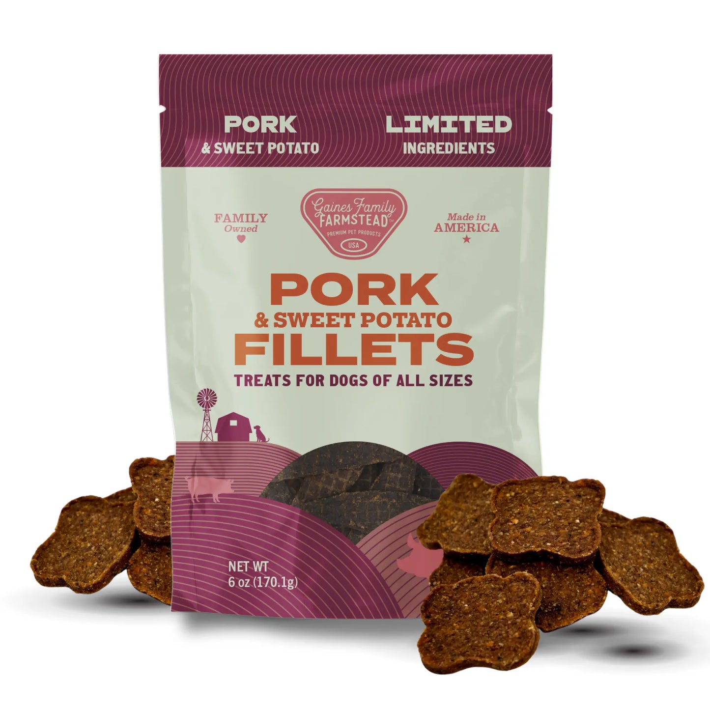 Pork & Sweet Potato Fillets Gaines Family Farmstead