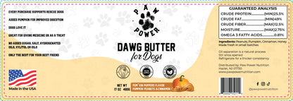 Dawg Butter Pum'kin Puppers Flavor PurrBurr