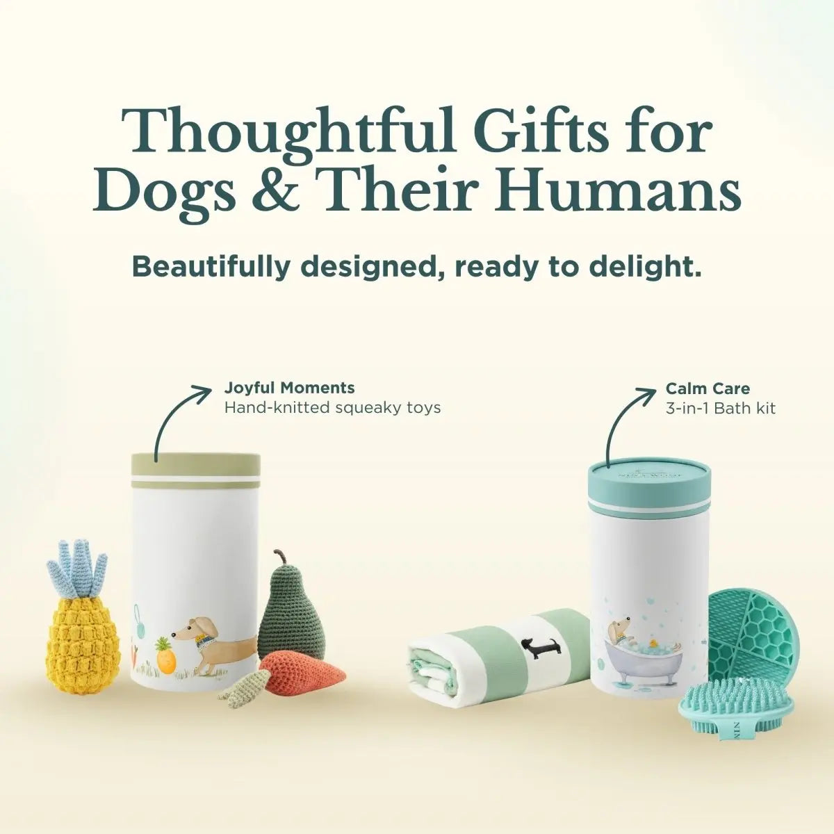 Bath Kit for Dogs – Grooming Set Nina Woof