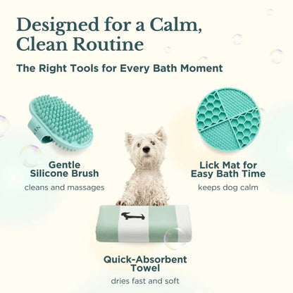 Bath Kit for Dogs – Grooming Set Nina Woof