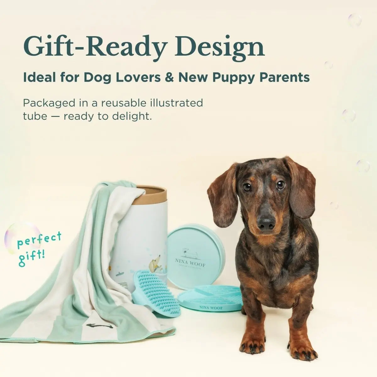 Bath Kit for Dogs – Grooming Set Nina Woof