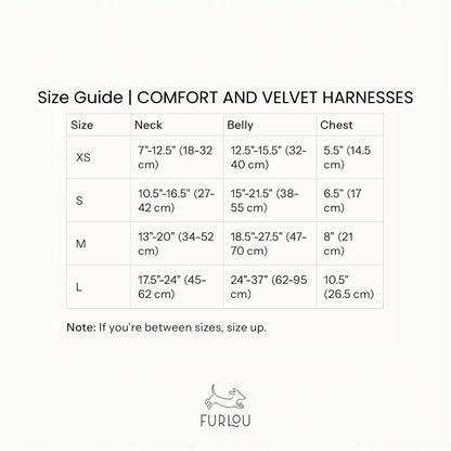Lilac - Velvet Dog Harness FURLOU