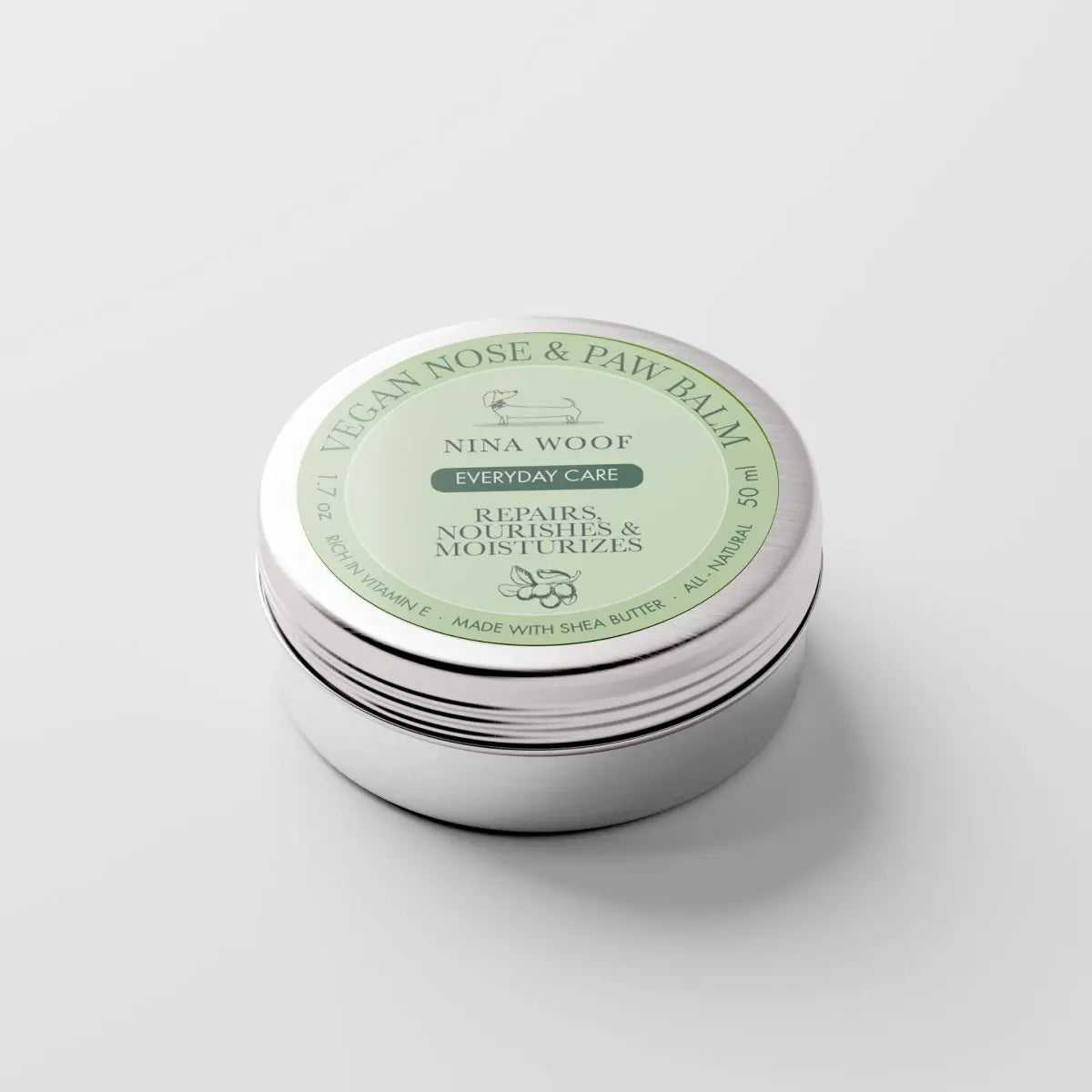 Dog Vegan Nose and Paw Balm for Healthy Paws Nina Woof