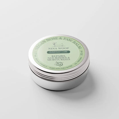 Dog Vegan Nose and Paw Balm for Healthy Paws Nina Woof