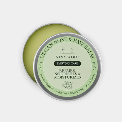 Dog Vegan Nose and Paw Balm for Healthy Paws Nina Woof