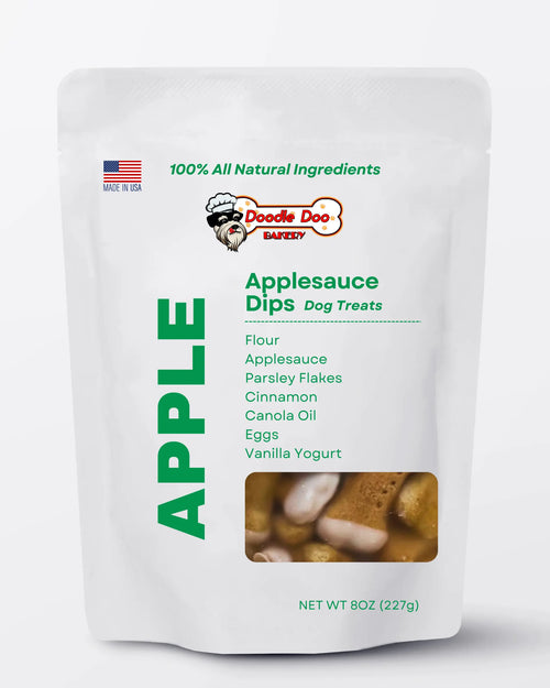 Homemade Dog Treats - 🍏 Applesauce Dips Treat 1/2lb 🍦 Doodle Doo Bakery
