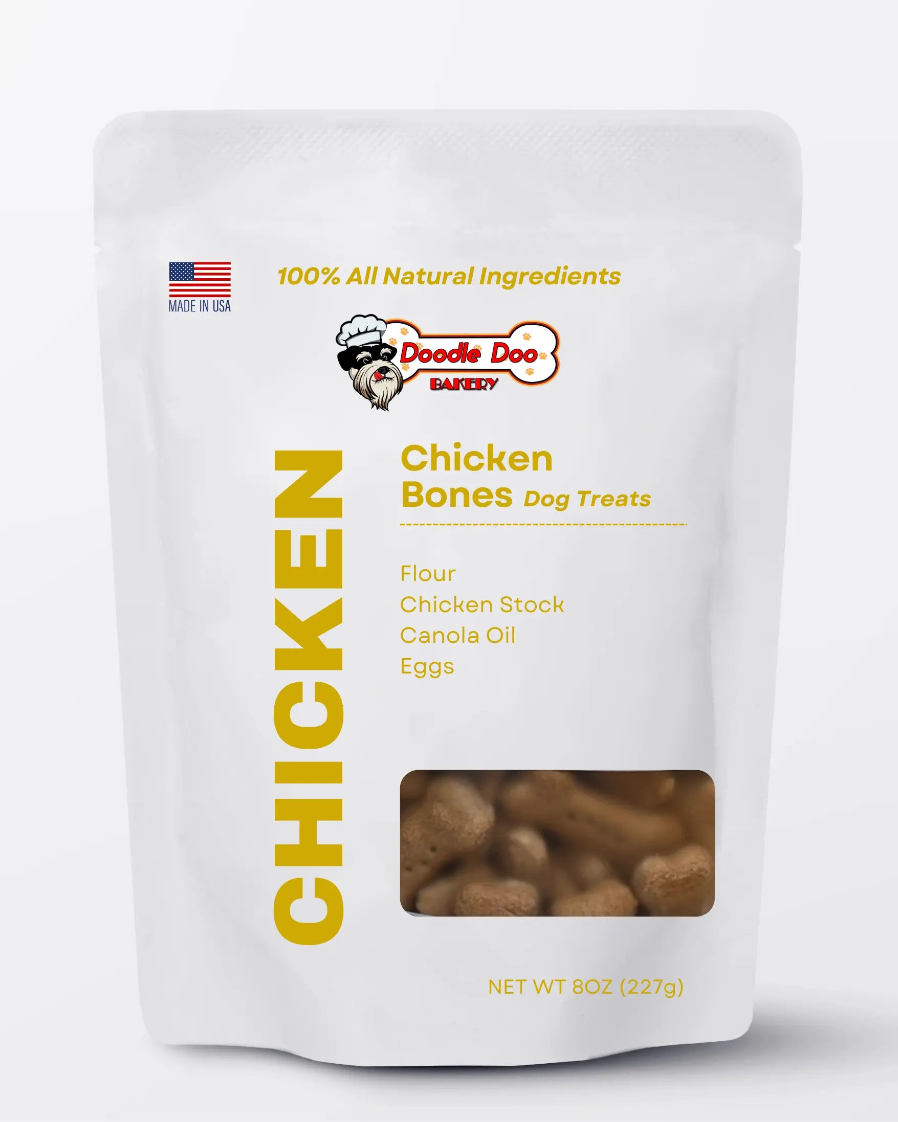 🍗Homemade Dog Treats - Chicken Treat 1/2lb Doodle Doo Bakery
