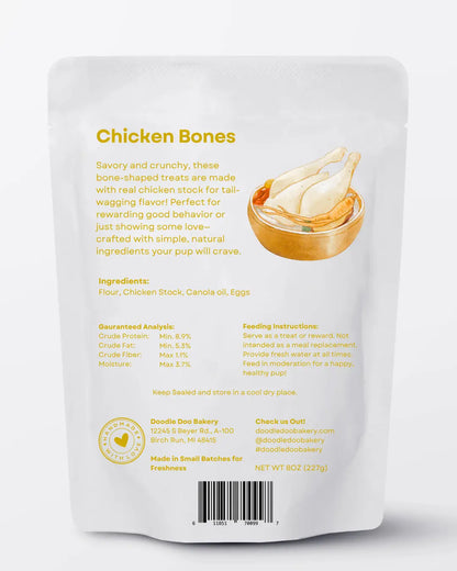 🍗Homemade Dog Treats - Chicken Treat 1/2lb Doodle Doo Bakery