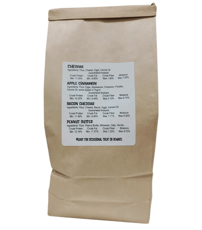 Party Bag Treat Blend 1lb - Homemade Dog Treats Doodle Doo Bakery