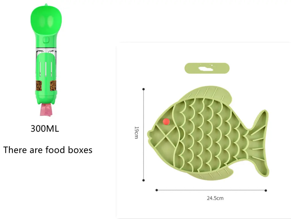 Silicone Slow Food Plate for Dogs and Pets PurrBurr