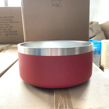 Durable Stainless Steel Dog Bowl for Versatile Feeding PurrBurr