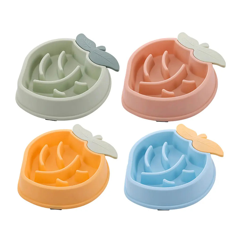 Pineapple Slow Food Bowl for Dogs - Food Grade Plastic PurrBurr