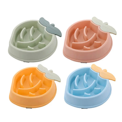 Pineapple Slow Food Bowl for Dogs - Food Grade Plastic PurrBurr