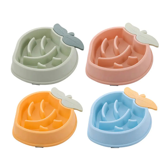 Pineapple Slow Food Bowl for Dogs - Food Grade Plastic PurrBurr