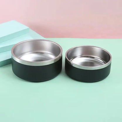 Durable Stainless Steel Dog Bowl for Versatile Feeding PurrBurr