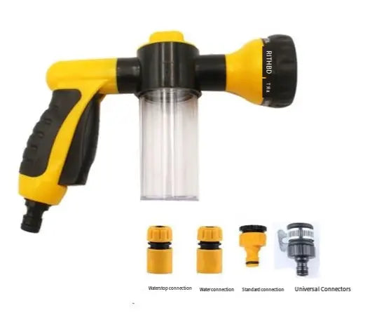 Pet Dog Wash Outdoor, High-Pressure Pet Shower Sprayer Dog Shower Brush And Pet Grooming Comb For Watering Flowers, Car Washing, Pet Bathing PurrBurr