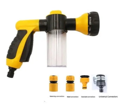Pet Dog Wash Outdoor, High-Pressure Pet Shower Sprayer Dog Shower Brush And Pet Grooming Comb For Watering Flowers, Car Washing, Pet Bathing PurrBurr