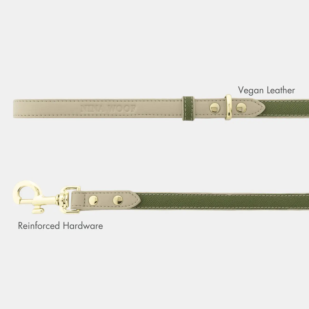 Leash 4ft - Vegan Leather - Copenhagen Nina Woof