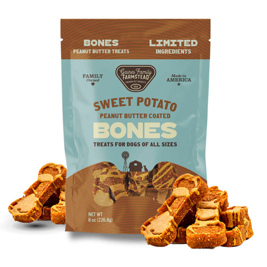 Sweet Potato Peanut Butter Bone Gaines Family Farmstead