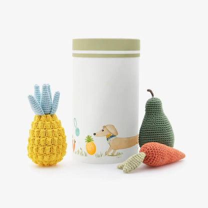 Organic Veggie Toys Bundle with Fun Shapes Nina Woof