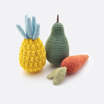 Organic Veggie Toys Bundle with Fun Shapes Nina Woof