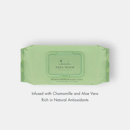 Premium Wipes - Biodegradable and Plant-Based Nina Woof