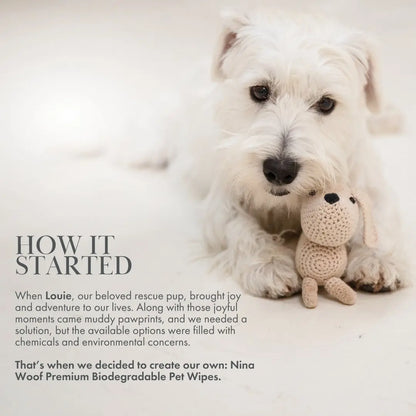 Premium Wipes - Biodegradable and Plant-Based Nina Woof